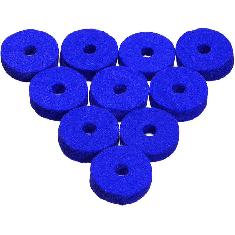 Ahead Cymbal Felts - Blue - 10-Pack