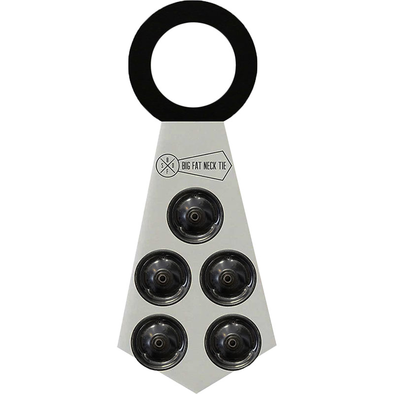 Big Fat Snare Drum Neck Tie with Tambourine Jingles