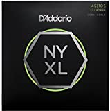 D'Addario NYXL45105 Nickel Wound Bass Guitar Strings Light Top /Med Bottom 45-105 Long Scale