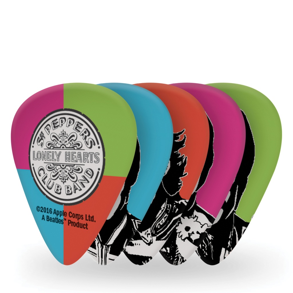 D'Addario Sgt. Pepper's Lonely Hearts Club Band 50th Anniversary Heavy Gauge Guitar Picks