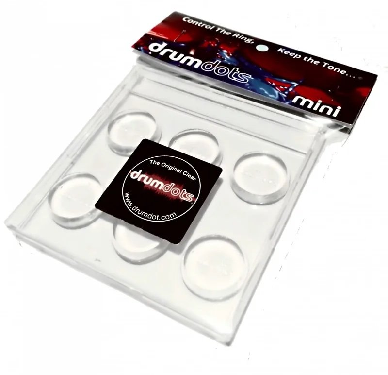 DRUMDOTS Drum Dampeners - Mini Size (6 Pack)
