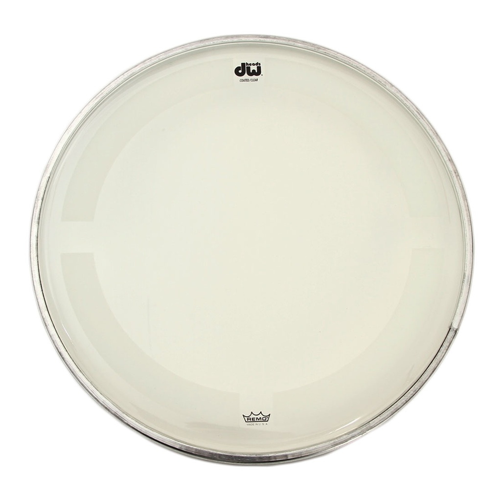 DW 12" Coated Clear Drum Head