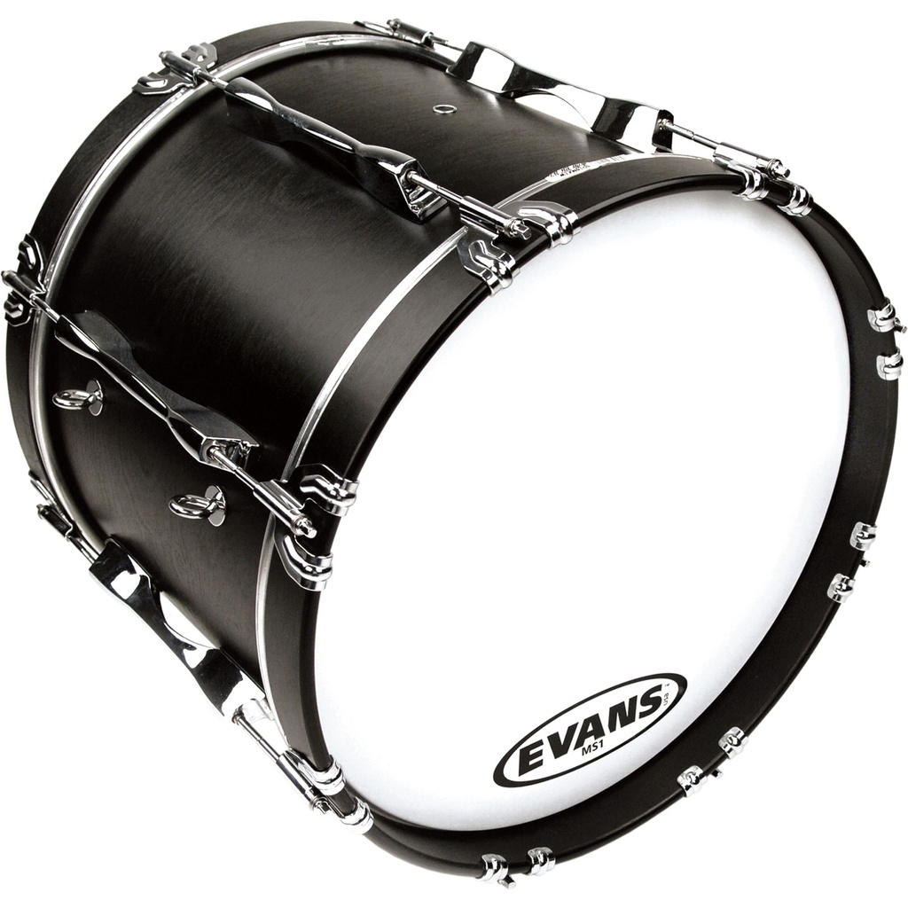 [BD14MS1W] Evans 14" MS1 White Marching Bass Drum Head