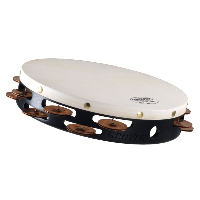 Grover Pro 10" Tambourine - Double Row Beryllium Copper