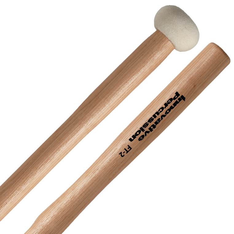 Innovative Percussion FT-2 Hard Felt Tenor Wood Handle