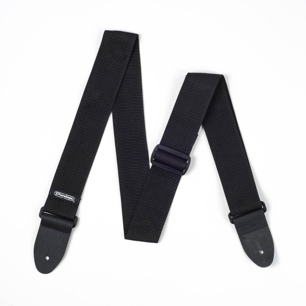 Dunlop D0701BK Poly Black Guitar Strap