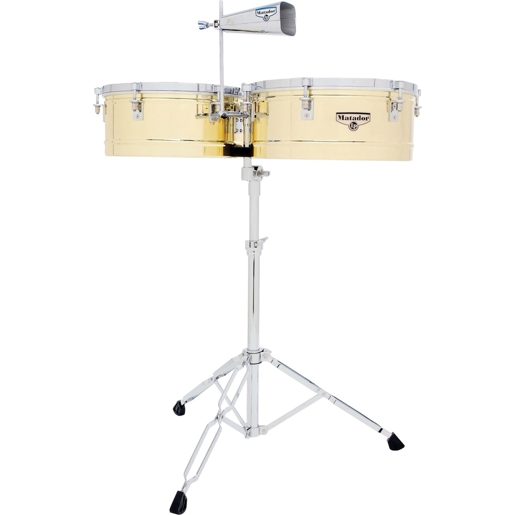 LP 14" & 15" Matador Brass Timbale Set