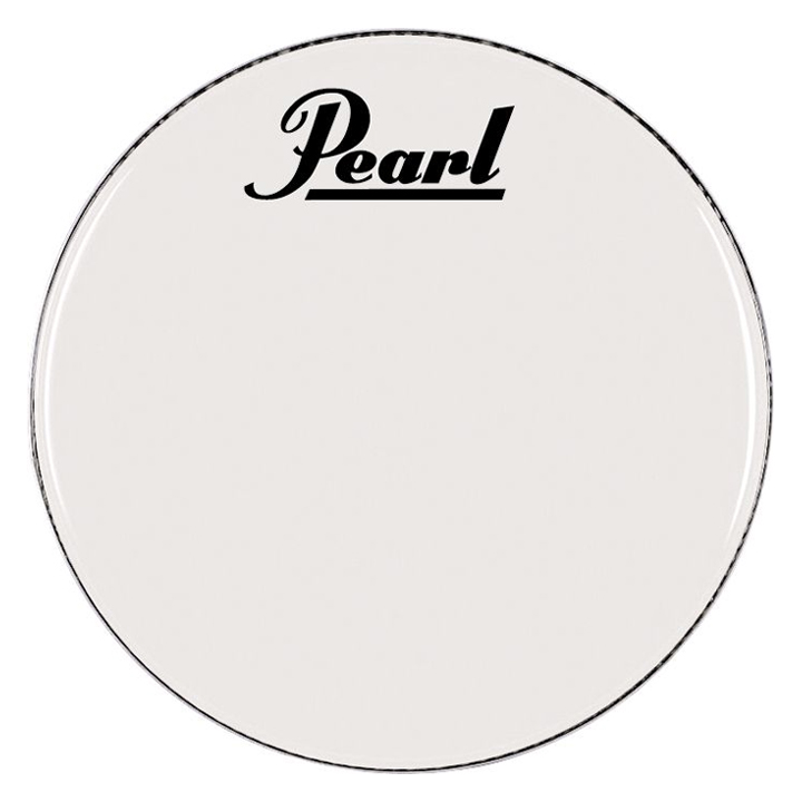 Pearl 28" Smooth White Ambassador Pearl Logo