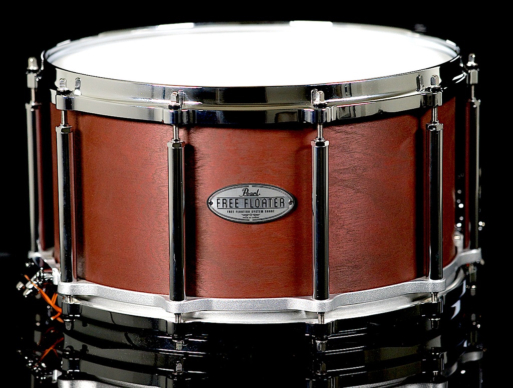 Pearl Free Floater 14"x8" African Mahogany Snare Drum