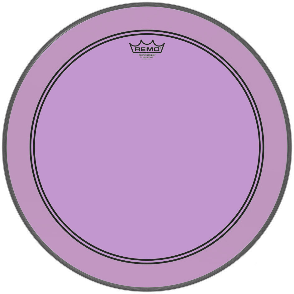 Remo 20" Powerstroke P3 Colortone Purple Bass Drum Head