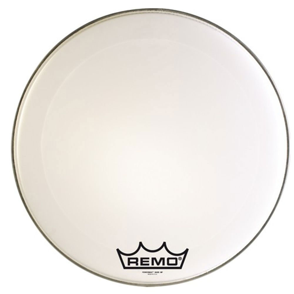[PM-1026-MP-] Remo 26" Powermax Ultra White Crimplock Marching Bass Drum Head