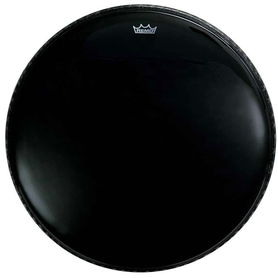 [PM-1426-MP-] Remo 26" Powermax Ebony Crimplock Marching Bass Drum Head