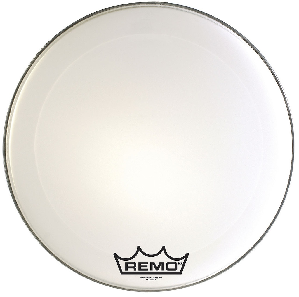 [PM-2018-MP-] Remo 18" Powermax 2 Ultra White Crimplock Marching Bass Drum Head