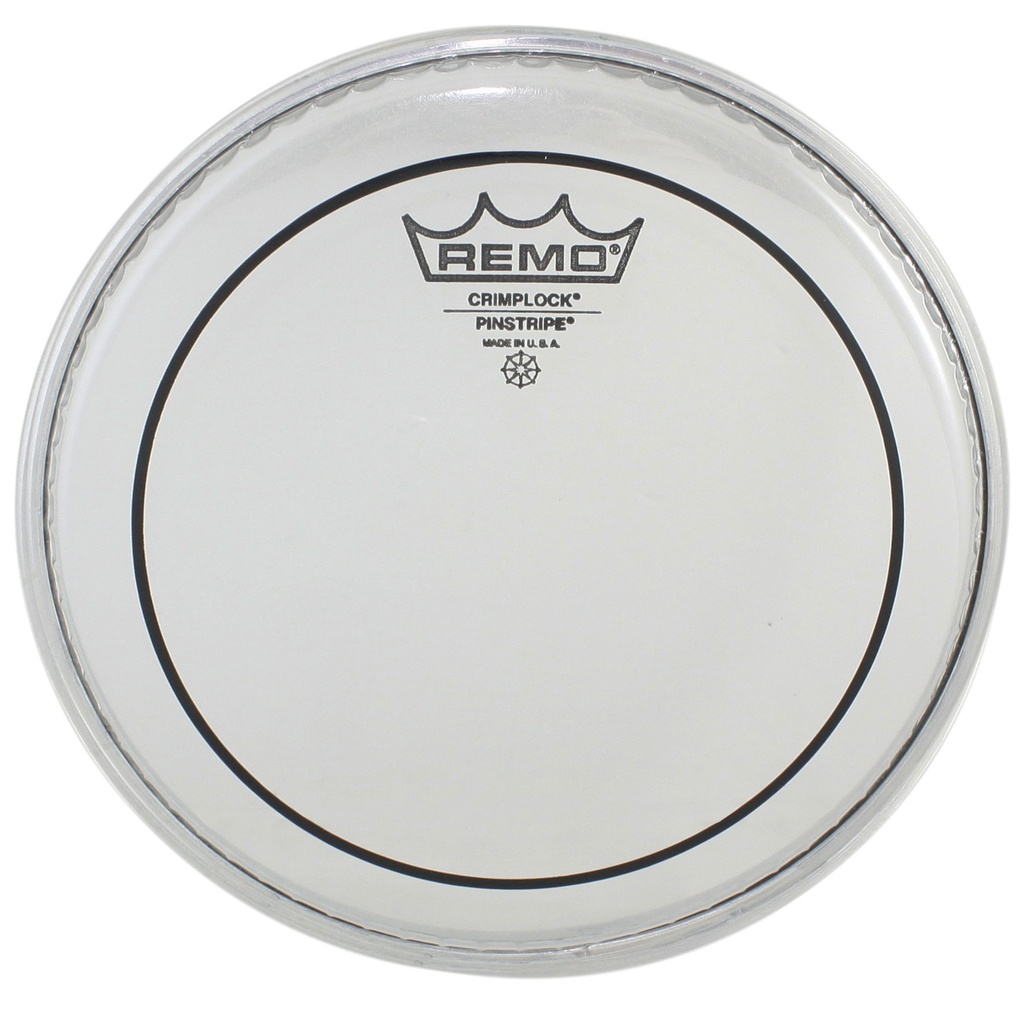Remo 6" Pinstripe Clear Crimplock Marching Tenor Drum Head