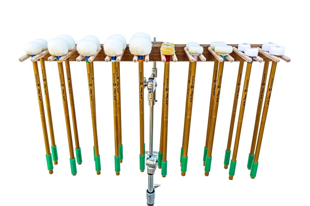 Rustic Percussion Mallet Rack - 6 Pair