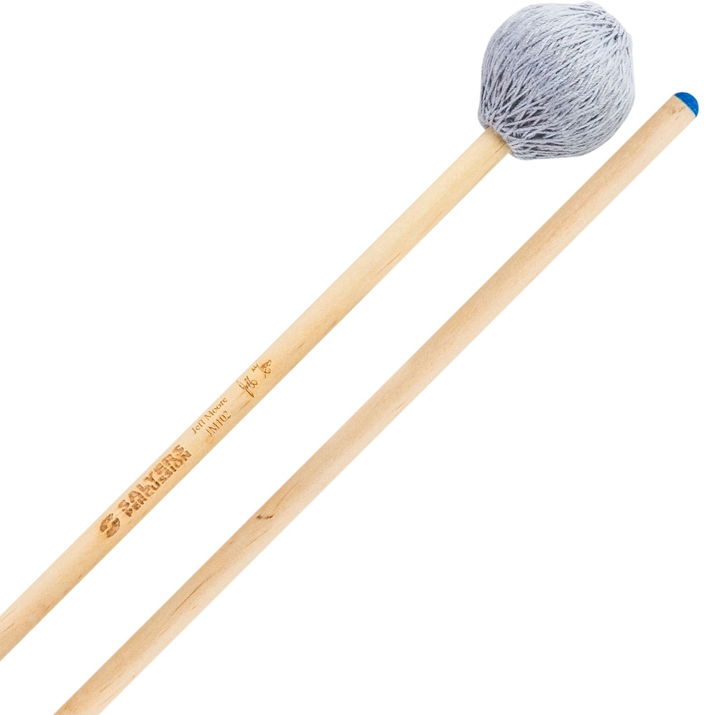 Salyers Percussion Jeff Moore Medium Soft Marimba Mallets w/ Birch Handles