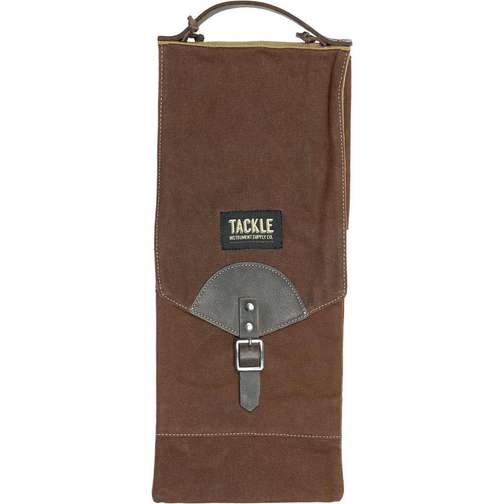 Tackle Instrument Supply Co. Brown Waxed Canvas Compact Stick Bag