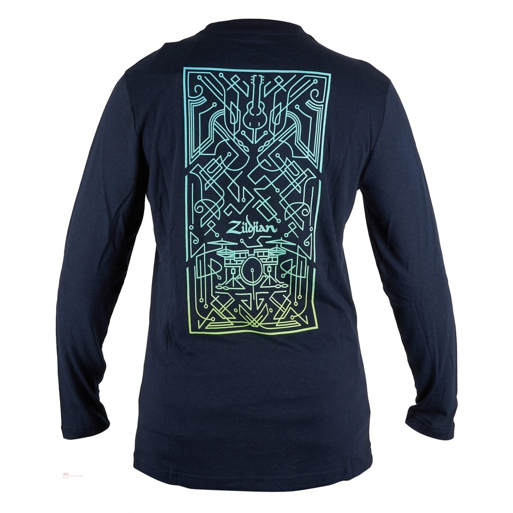 Zildjian Art Deco Long Sleeve T-Shirt - 2XL
