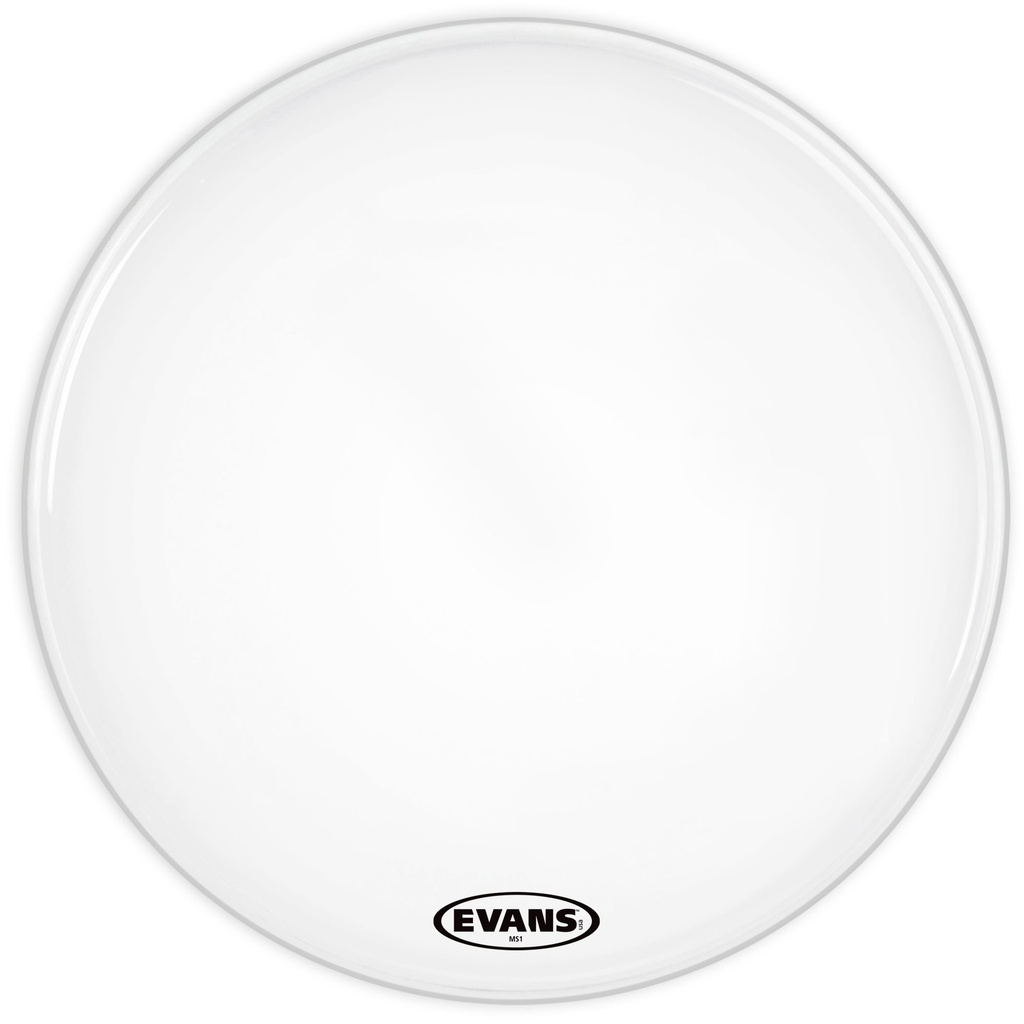 [BD28MS1W] Evans 28" MS1 White Marching Bass Head