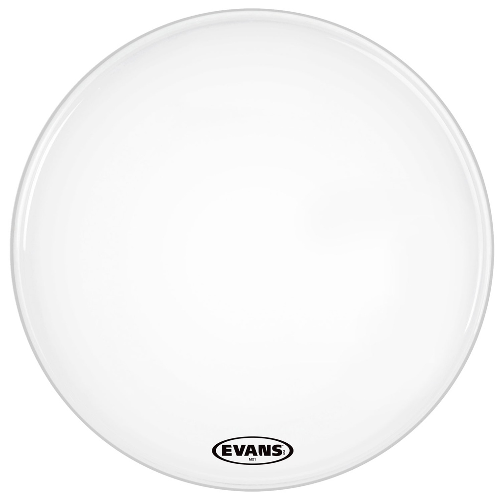 Evans 14" MX1 White Marching Bass Head