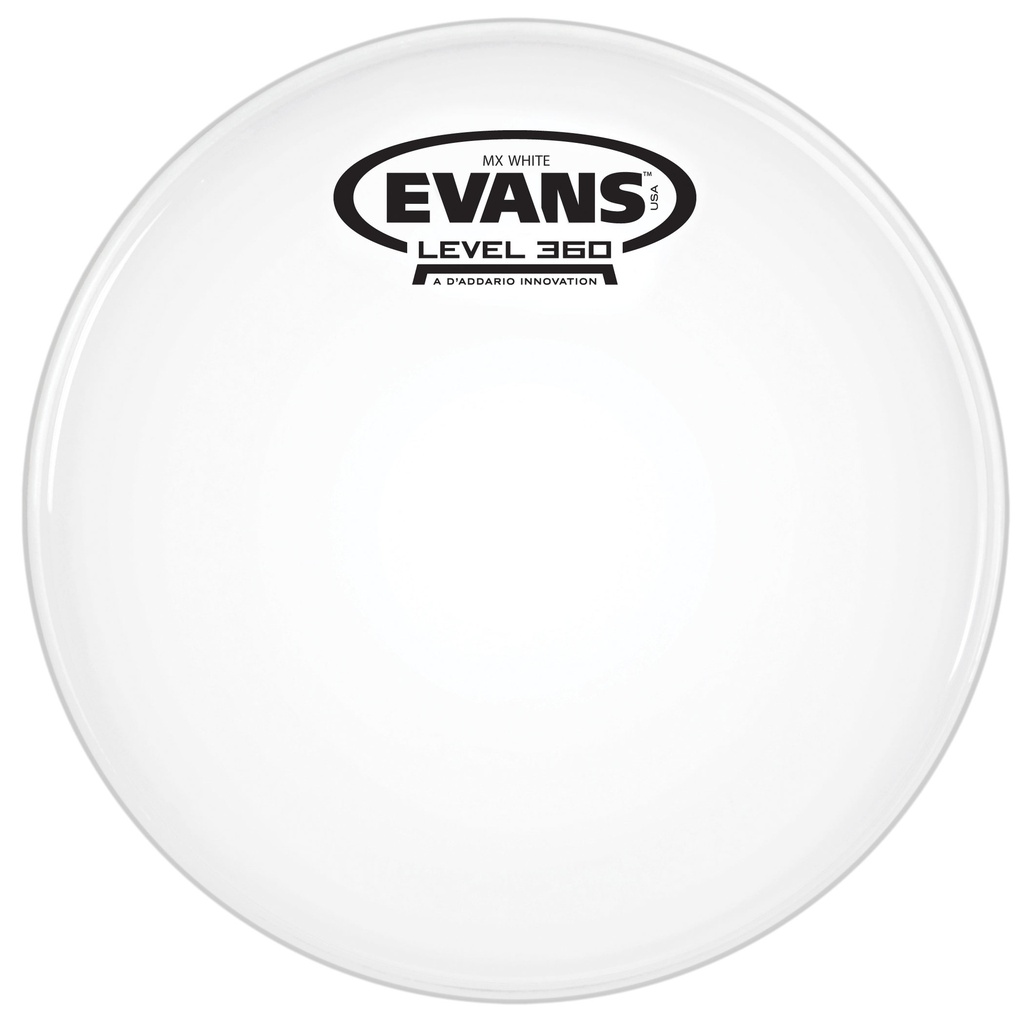 [TT10MXW] Evans 10" MX White Marching Tenor Head