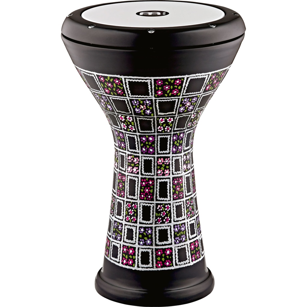 Meinl 8.5" Hand Engraved Aluminum Doumbek Painted Floral Design