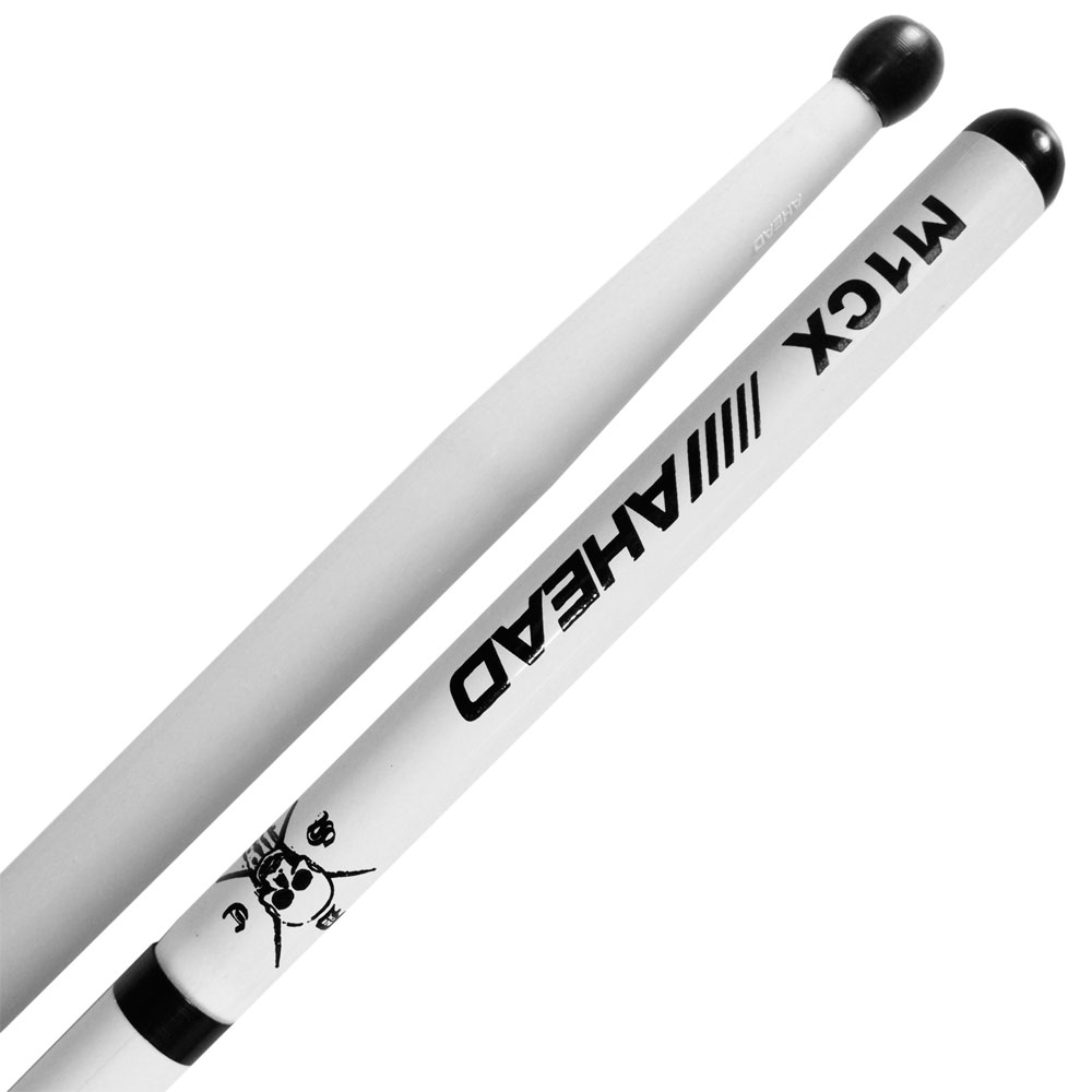 Ahead 17" White Marching Snare Sticks