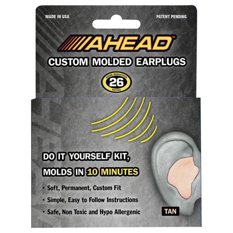 Ahead Custom Molded Ear Plugs (Tan)