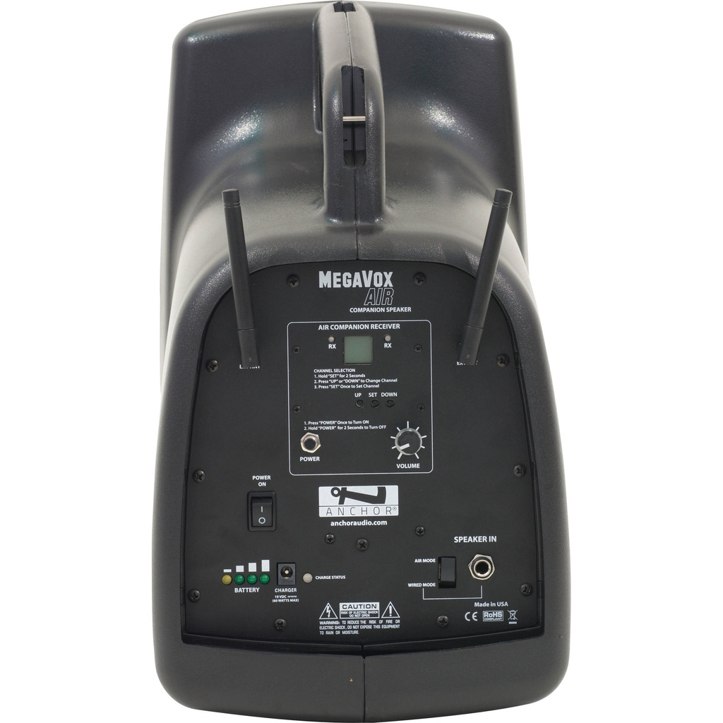 Anchor Audio MegaVox AIR Wireless Companion Speaker