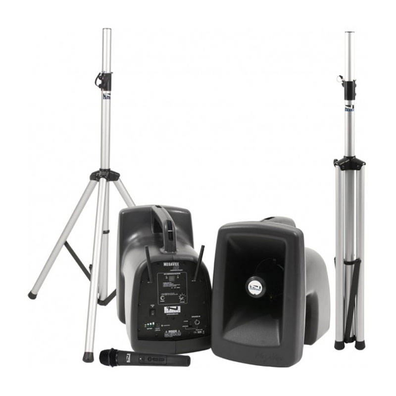 Anchor Audio MegaVox Deluxe AIR Pack 1 (PA AIR Speaker Stands & Mic)