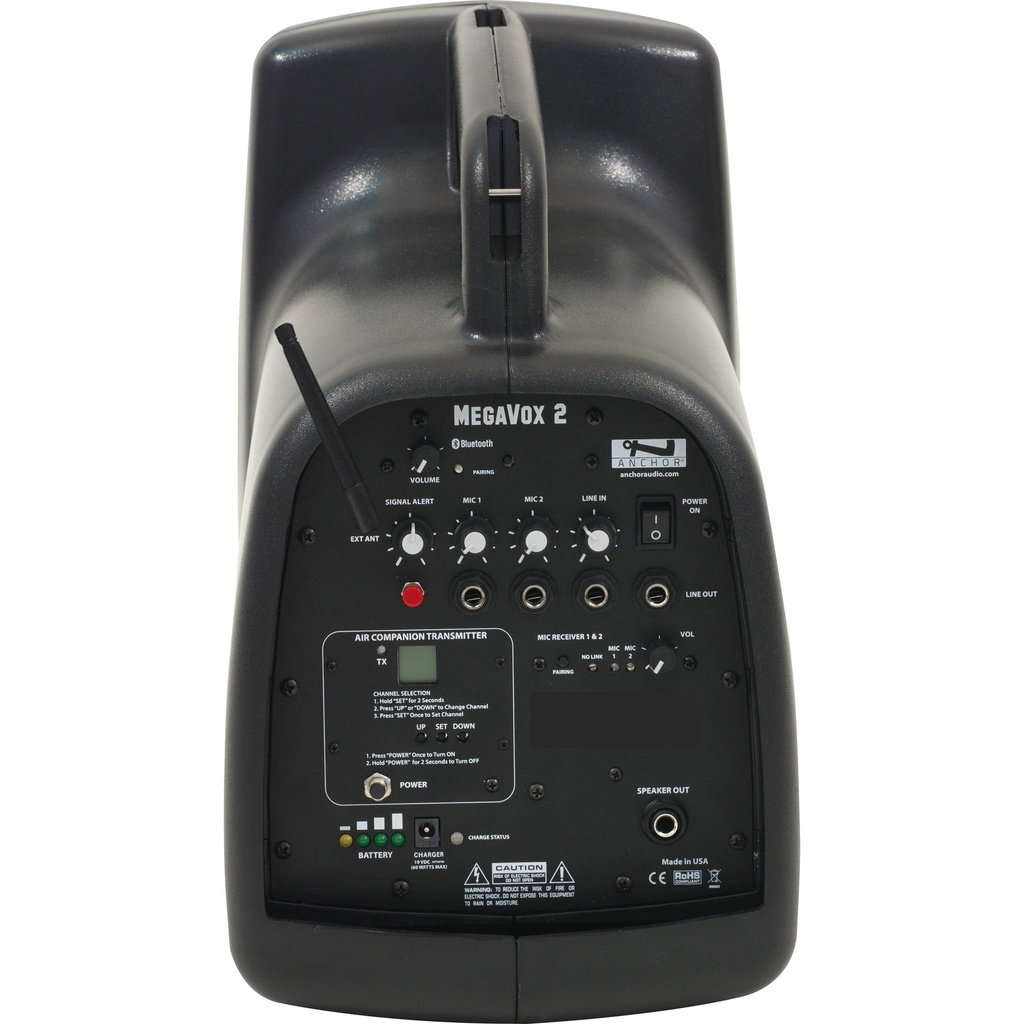 Anchor Audio MegaVox w/ Bluetooth AIR Transmitter & Dual Receiver