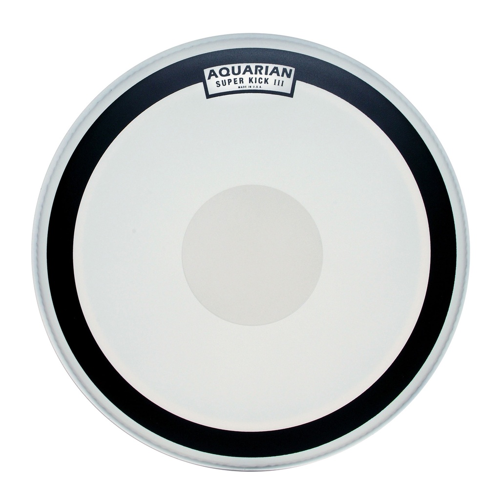 Aquarian 16" Coated Super-Kick Single Ply with Dot