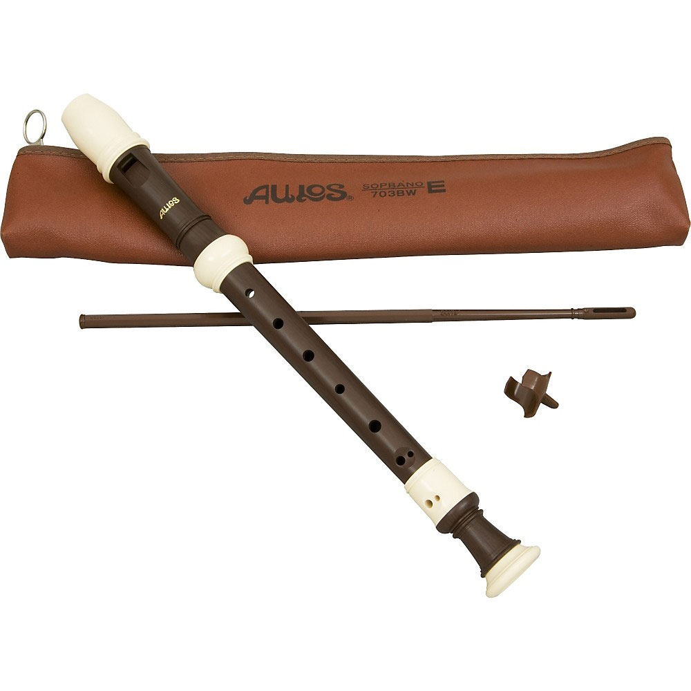 Aulos Three Piece Soprano Recorder
