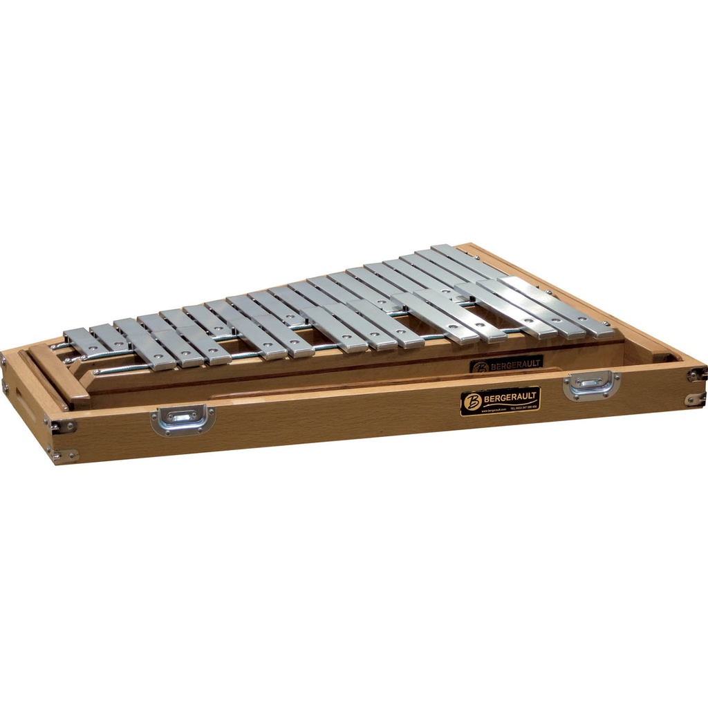 Bergerault 2.5 Oct. Signature Glockenspiel w/ Oak Case