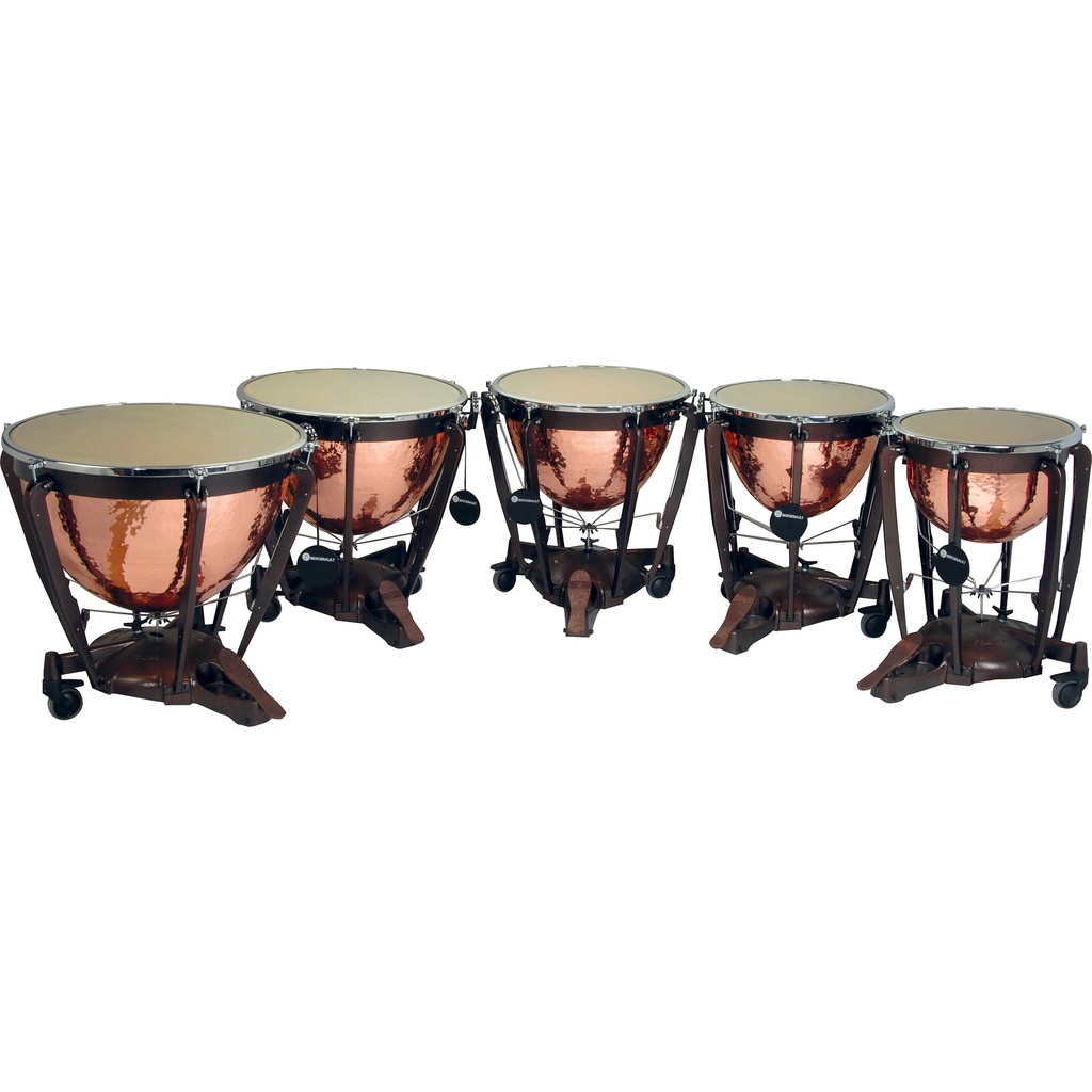 Bergerault 5-Piece Grand Professional Polished Copper Timpani Set