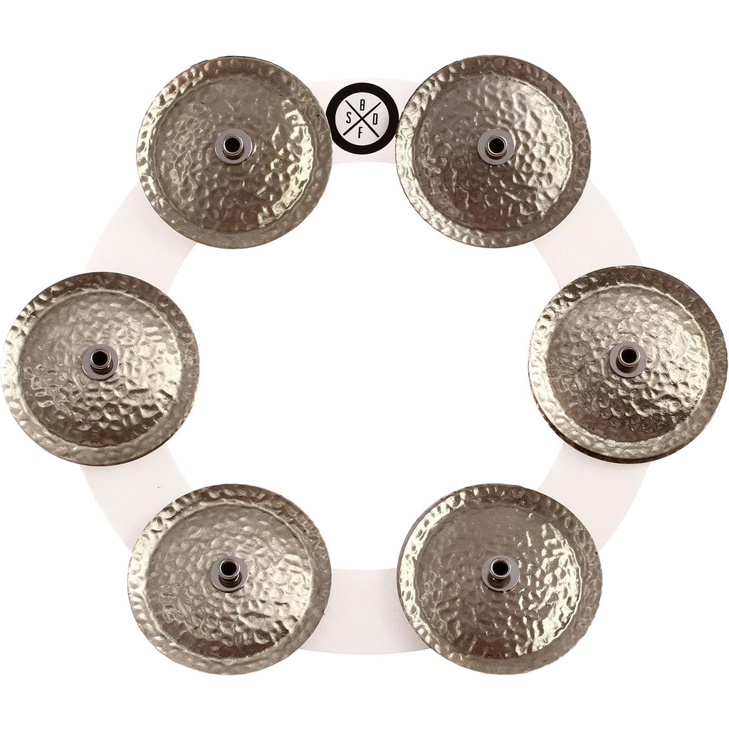 Big Fat Snare Drum White Copper Bling Ring