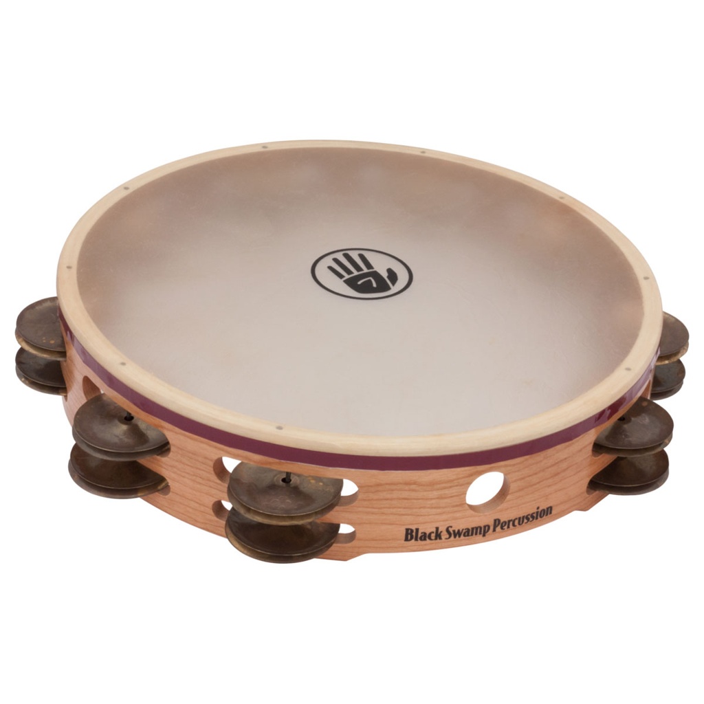Black Swamp 10" S3 Series Double Row Tambourine Synthetic Head