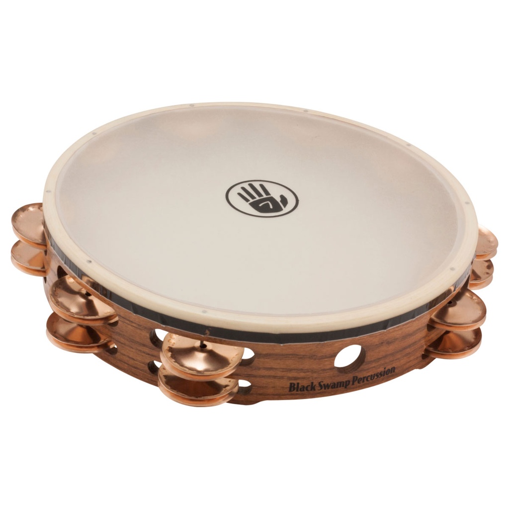 Black Swamp 10" SoundArt Double Row Bronze Tambourine Synthetic Head