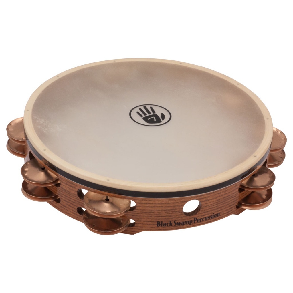 Black Swamp 10" SoundArt Double Row Phosphor Bronze Tambourine (Natural)