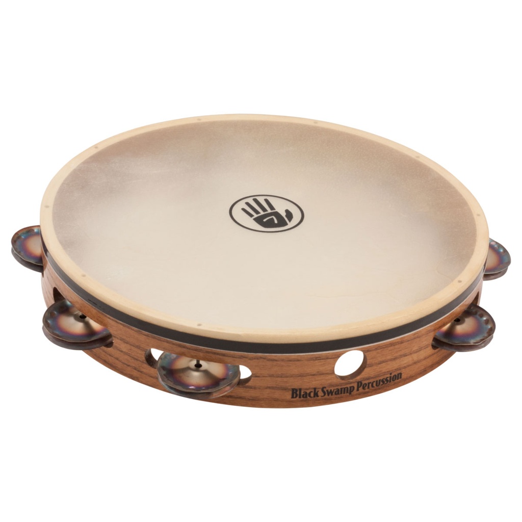 Black Swamp 10" SoundArt Single Row Chromium 25 Tambourine Calf Head