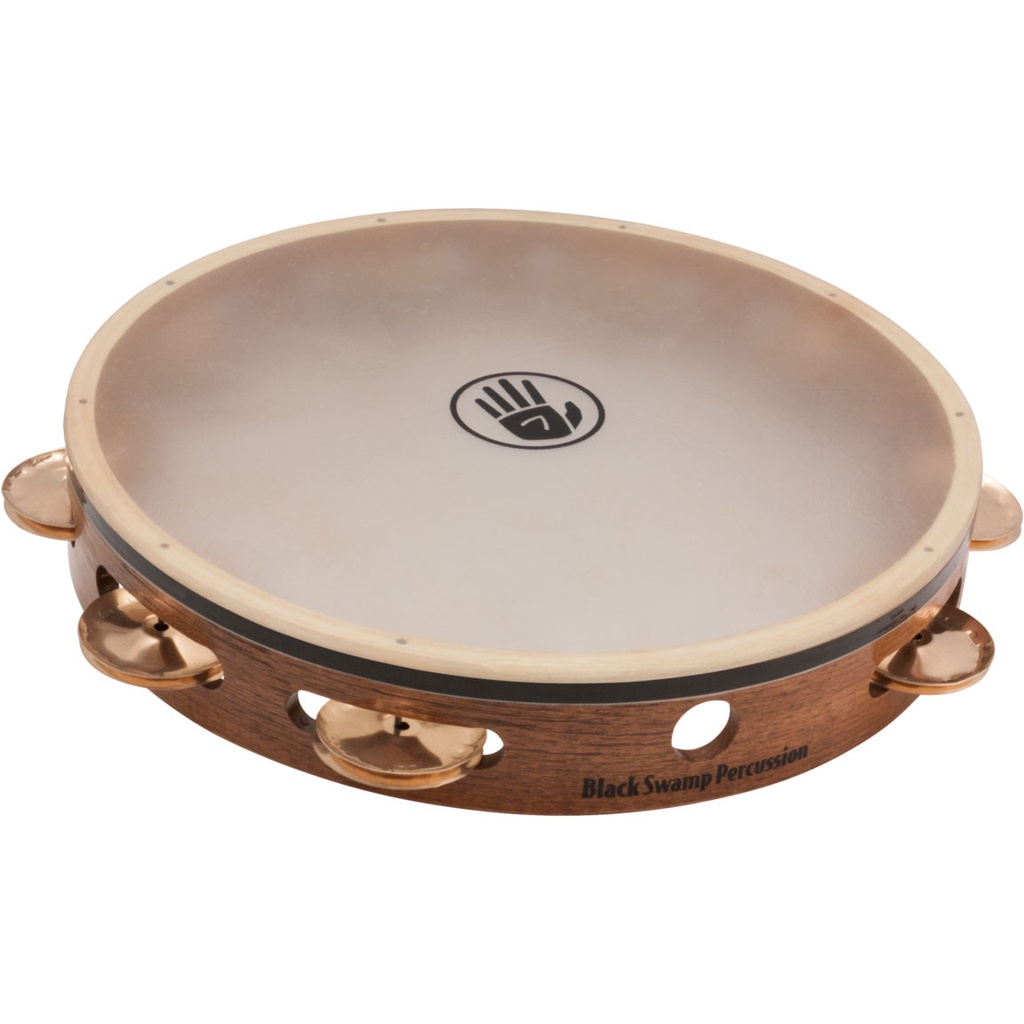 Black Swamp 10" SoundArt Single Row Copper Tambourine Calf Head