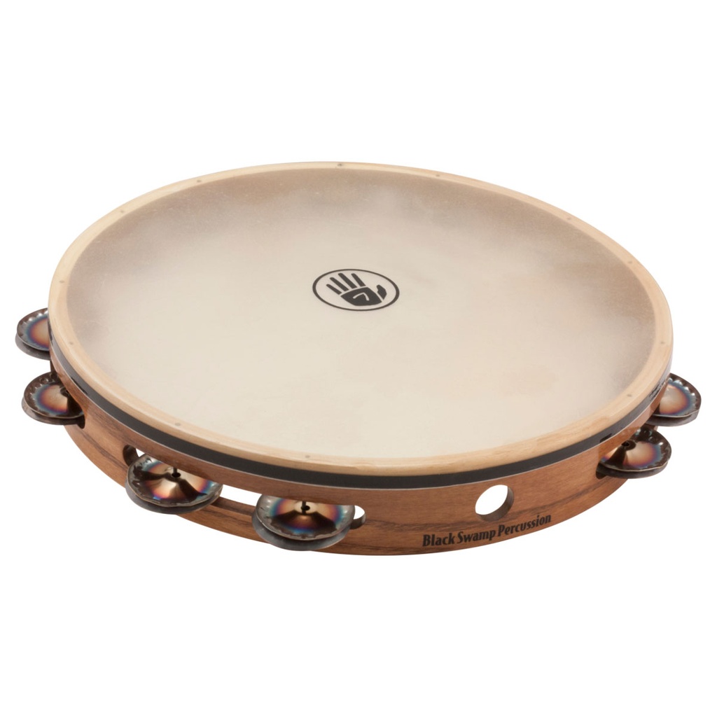 Black Swamp 12" SoundArt Single Row Chromium 25 Tambourine Calf Head