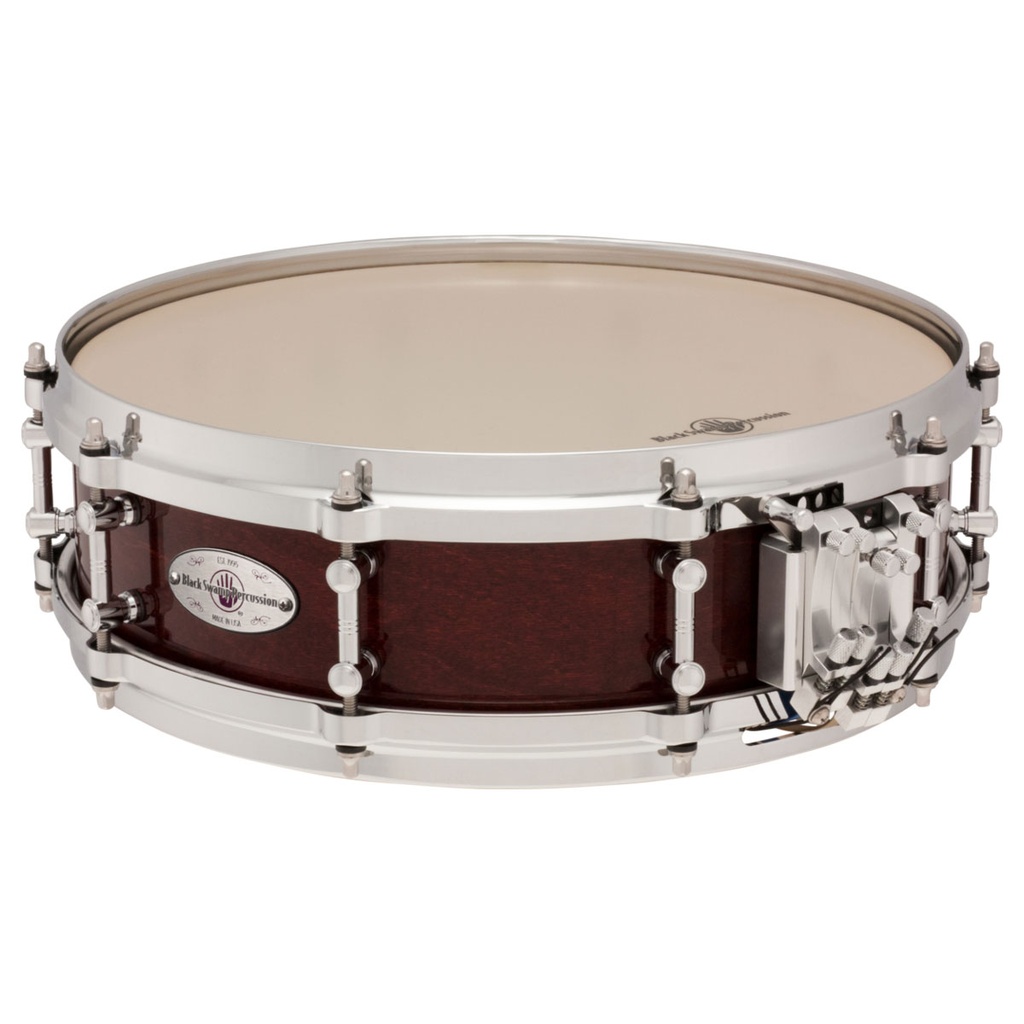 Black Swamp 4 x 14 Mercury Multisonic Maple Snare Drum Cherry Rosewood