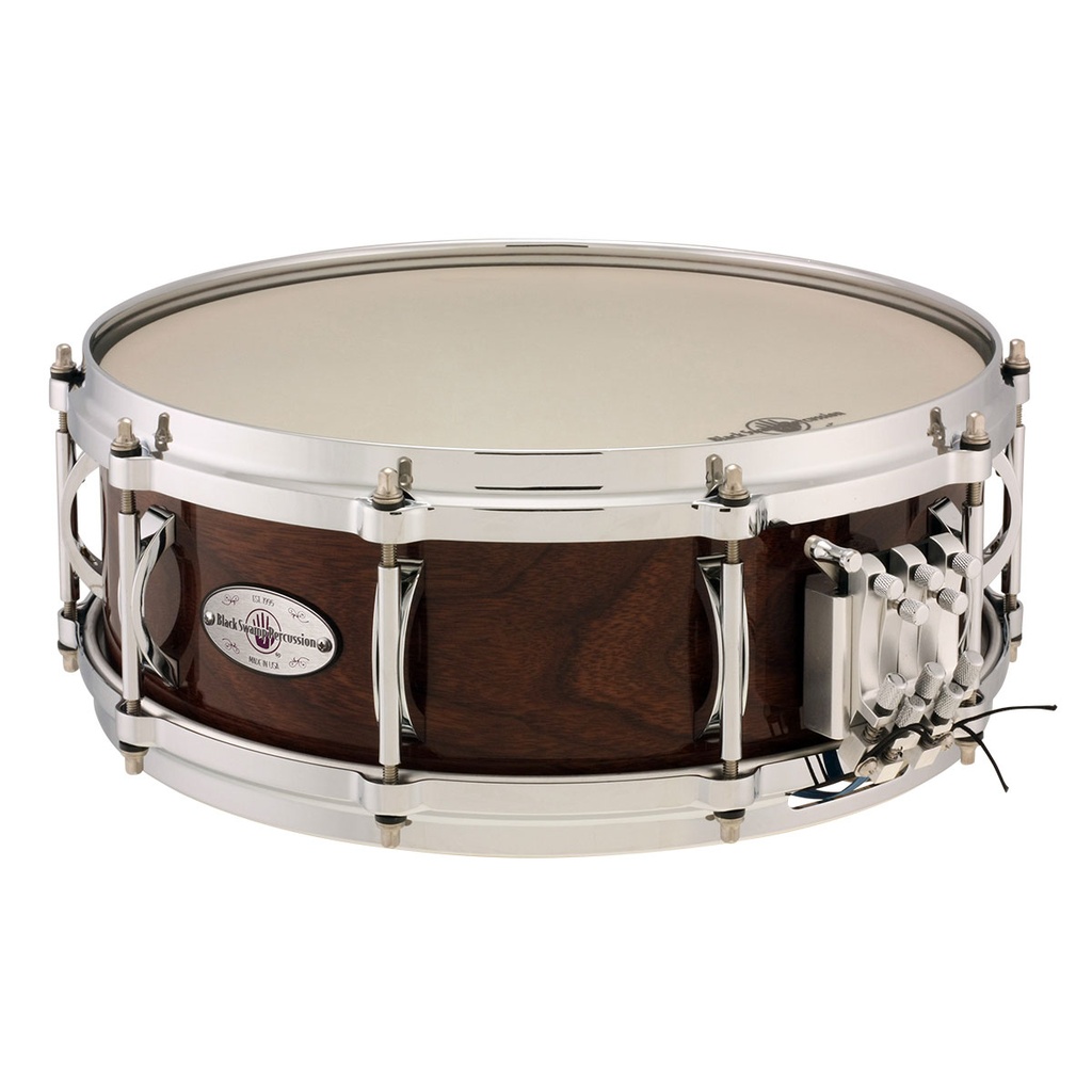 Black Swamp 5" x 14" Multisonic Unibody Solid Walnut Snare Drum