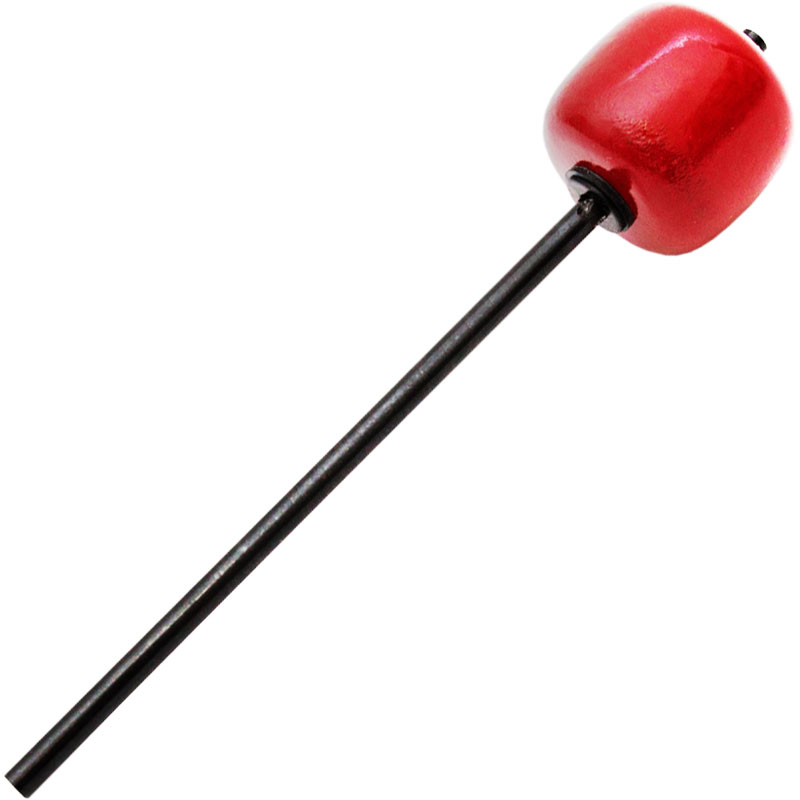 Danmar Red Wood Bass Drum Beater with Black Shaft