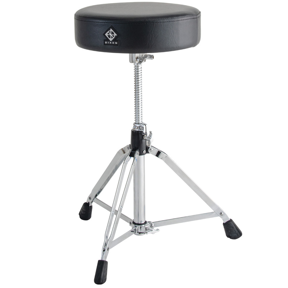 Dixon 90-Series Heavy Duty Double-Braced Round Throne 13" Black Vinyl (PSN9)