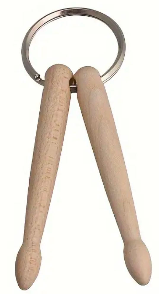 Drum Stick Keychain