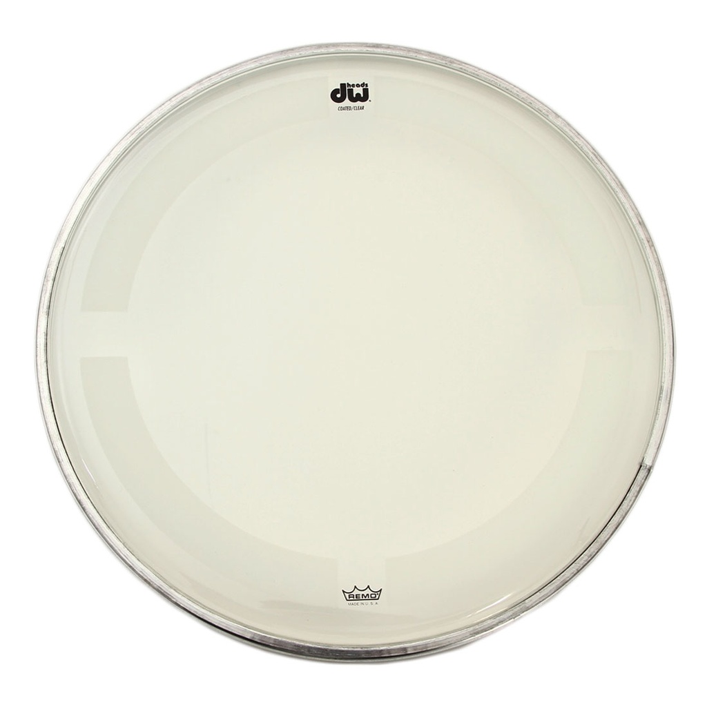 DW 13" Coated Clear Drum Head