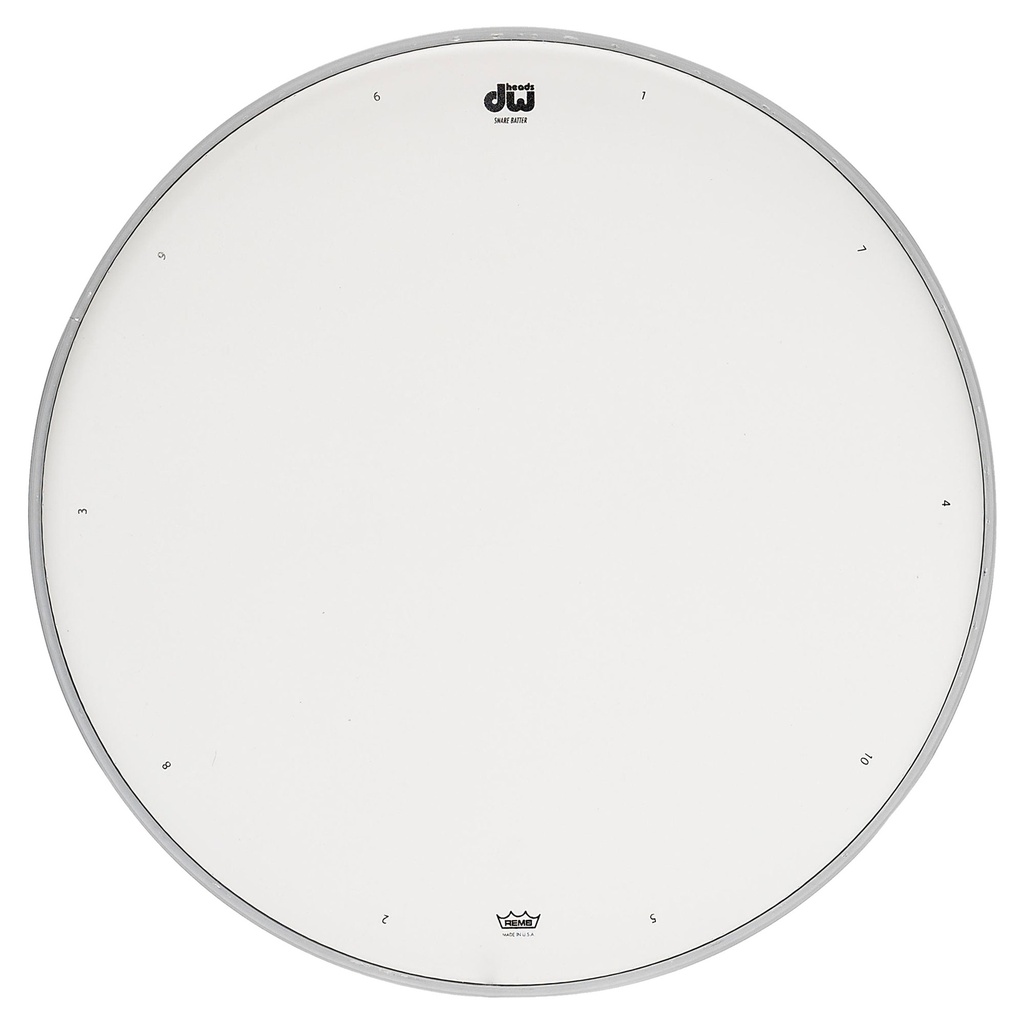 DW 13" Coated Snare Batter w/ Tuning Sequence