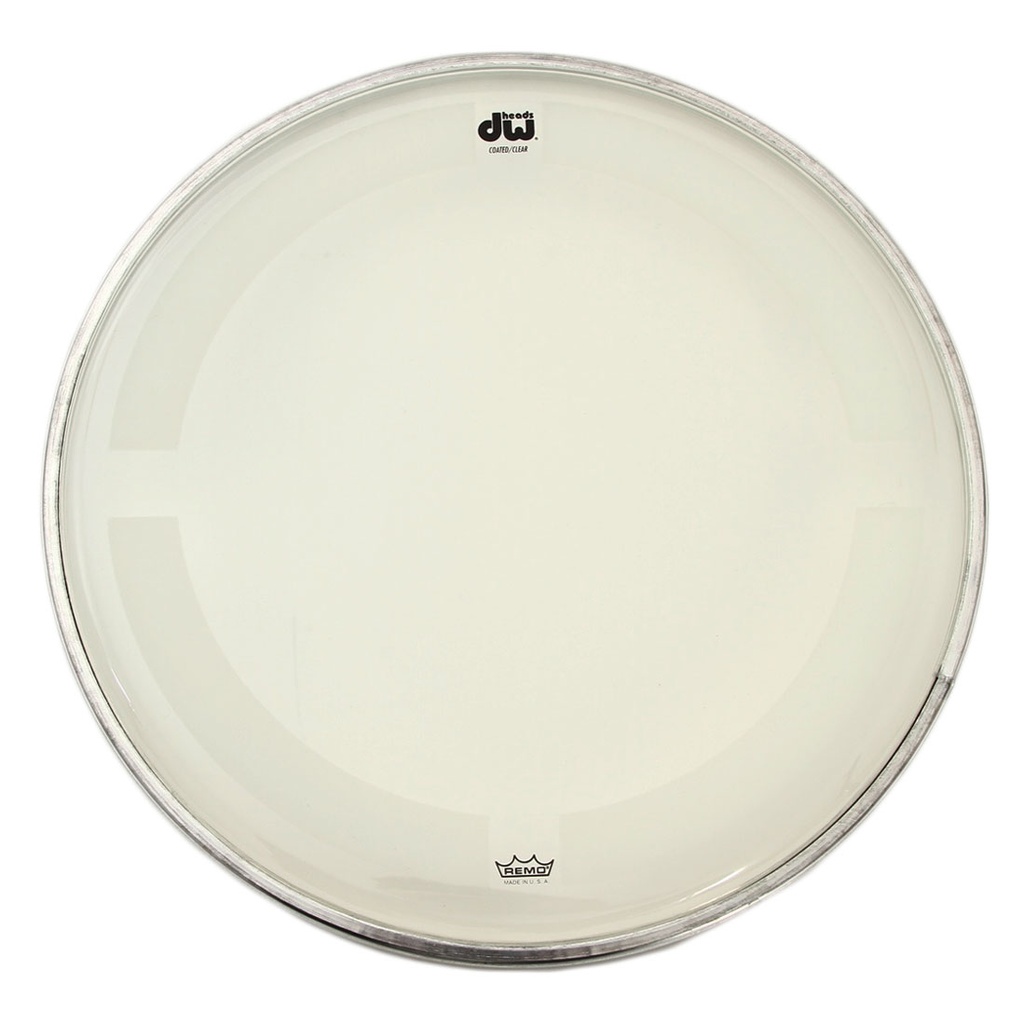 DW 14" Coated Clear Drum Head